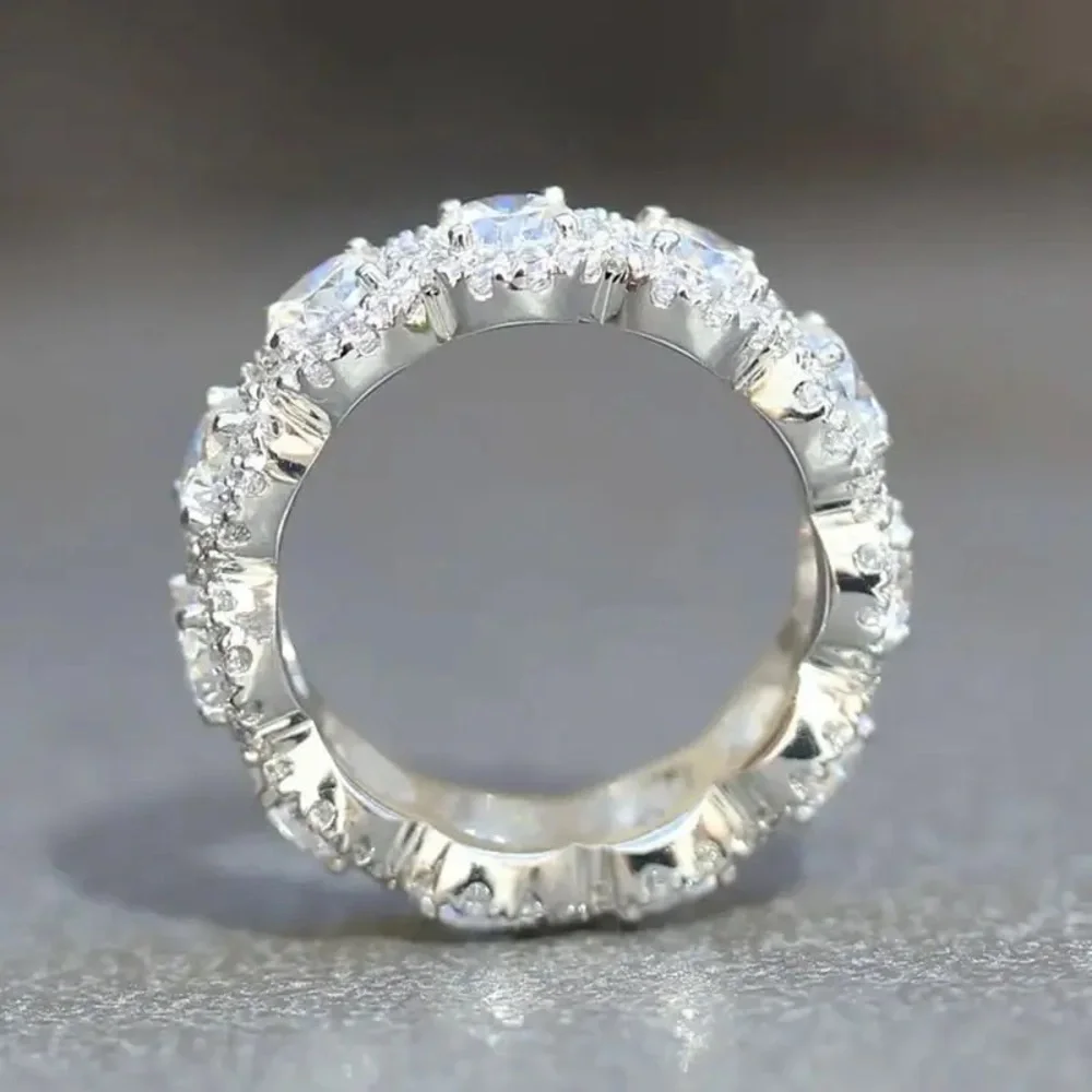 🚢 Emerald Cut Dia Solitaire or Eternity Ring
